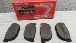 ACRE アクレ ブレーキパッド フォーミュラ 800C シルビア 180SX 日産 S13 S14 S15 リア