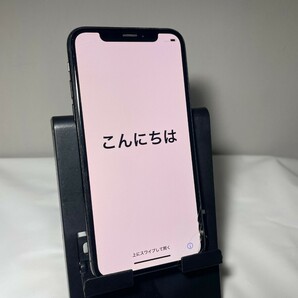 【訳あり！現状完動品】iPhone X 64GB ブラック SIMロあり！ 画面割れ! ジャンク品 キャリア ドコモ 初期化済み Apple の画像1