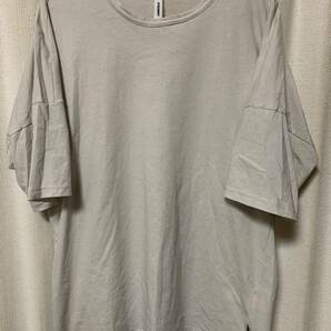 ATTACHMENT 30/1 MERCERIZATON HIGH TWIST T-SHIRTアタッチメント強撚マーキュリー天竺 クルーネック Tee サイズ2 M GRAYの画像2