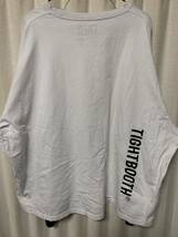 TIGHTBOOTH LAYERED L/S T-SHIRT サイズXL WHITE BLACK タイトブース レイヤード オーバーサイズ Tシャツ TBPR_画像4