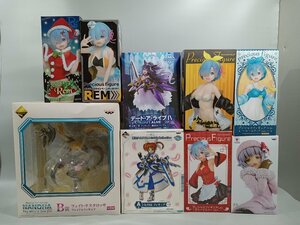 【未検品・ジャンク扱い】 美少女フィギュア 9点 まとめ売り リゼロ/デレマス/A賞なのは/B賞フェイト・テスタロッサ 他 [7-3] No.1850