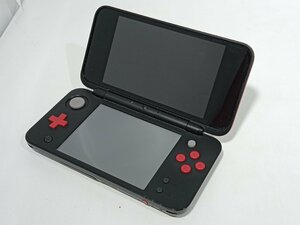 【簡易動確のみ・ジャンク扱い】Newニンテンドー2DS LL 本体のみ ブラック×レッド [11-3] No.1874