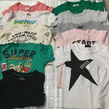 男児半袖 長袖 Tシャツ 10枚100サイズ_画像1