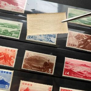 日本切手アルバム 国立公園切手 未使用品多数！★9の画像8