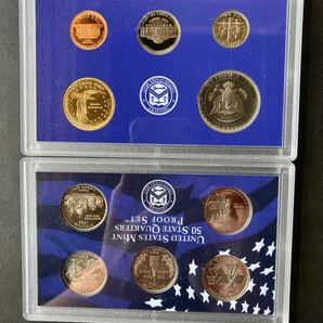 アメリカ 2000年 「STATE QUARTERS」5種入り プルーフ貨幣セット 1975 プルーフセット 2個まとめて ★15の画像7