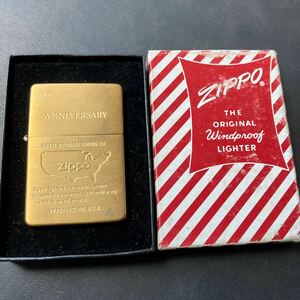 【未使用品】ZIPPO ANNIVERSARY MANUFACTURING CO BRADFORD PA 1996年　箱付き★17