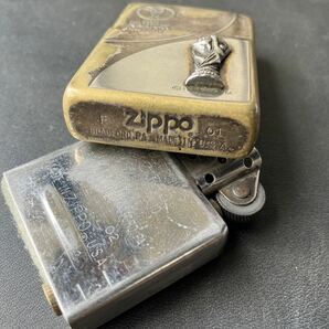 ZIPPO ジッポー 2002 FIFA WORLD CUP KOREA JAPAN ワールドカップ 2001年製 ゴールド 箱付き★18の画像7