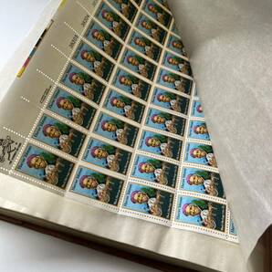 1970〜80年代 アメリカ切手 シート 貼り付け 希少品 ★11の画像1