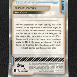 大谷翔平 2023 Topps Cosmic Chrome Baseball Planetary Pursuit Sun SP レアの画像2