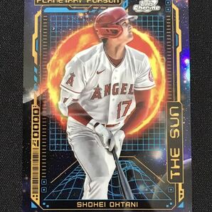 大谷翔平 2023 Topps Cosmic Chrome Baseball Planetary Pursuit Sun SP レアの画像1