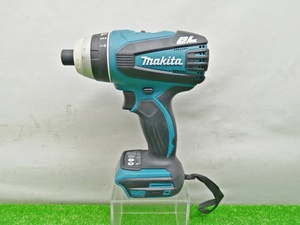 中古品 makita マキタ 18V 充電式 4モード インパクトドライバ 青 TP141DZ