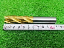 未使用品 OSG オーエスジー エンドミル TiNコートラフィングミディアム ファインピッチ 刃径18mm 88468 EX-TIN-RENF 18_画像2