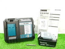 未使用品 makita マキタ 18V 充電式 インパクトドライバ 6.0Ahバッテリ×2付 オリーブ TD173DRGXO ③_画像9