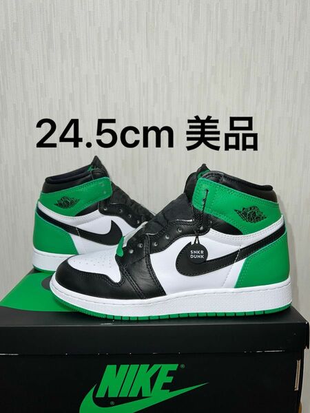 Nike GS Air Jordan 1 Retro High OG "Lucky Green"
