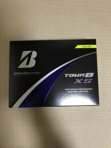 New Bridgestone Tour B XS 2024 Модельный мяч для гольфа 1 дюжина (12 шаров) желтый