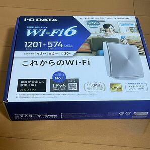 Wi-Fiルーター Wi-Fi 6（11ax）対応 1201＋574Mbps WN-DAX1800GR中古