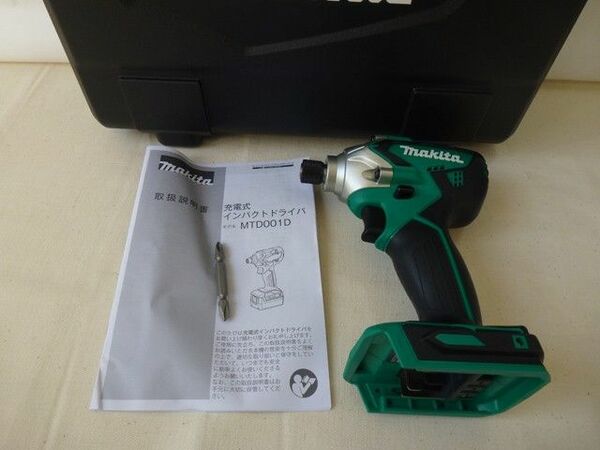 MTD001D　マキタ　インパクトドライバー　makita　本体＋ケース（BL1415G、DC18SGなし）MTD001DSX