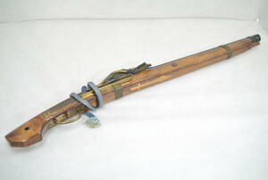 大洋銃機製　火縄銃　装飾品 古式銃　アンティーク 合法品 モデルガン コレクション 飾り ヴィンテージ レプリカ 模造銃 時代もの レア