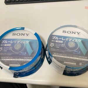 *12974 SONY Sony Blue-ray disk BD-R 25 sheets 25GB new goods unopened goods 2 piece 