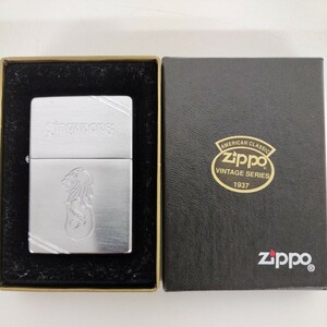 ◎14405 ZIPPO オイルライター 　シンガポールマーライオン　未使用　箱有