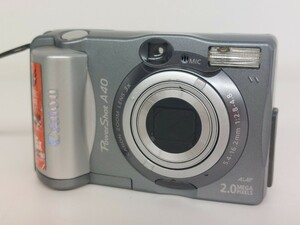 14107　Canon キャノン コンパクトデジタルカメラ PowerShot A40 USED品 現状品 説明書と箱付き