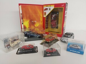 12877-14537　ミニカーまとめて 消防車BEDFORD1939 TOYOTA 1/30プリウス ラビットスカーレット TOYOTA SPORT 800など まとめて8台