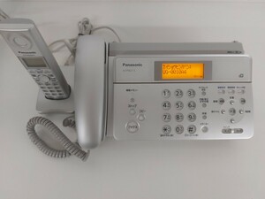 14685 Panasonic Panasonic personal faks.....KX-PW211DL-S silver beautiful goods present condition goods 