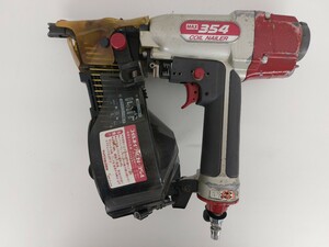 12933　MAX マックス 354 COIL NAILER コイルネイラ 釘打ち機 CN-354 常圧 ケース付き USED品 現状品