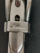 13573　J.GERMA Jゲルマ ネオジウム 磁気ブレスレット K18 ダイヤモンド 0.14ct ベルトモチーフ USED品 現状品_画像5