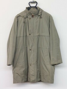 14451　BURBERRY バーバリー 裏地ノバチェック柄 ダウンライナー付きウエストドローコート フーテッドコート 古着 現状品