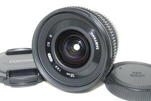 ★美品★SAMYANG サムヤン 12mm T2.2 Cine NCS CS Sony ソニーEマウント♪