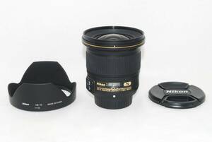 ★新品級★Nikon ニコン AF-S NIKKOR 20mm F1.8 G ED フード付き♪