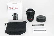 ★極美品★SAMYANG サムヤン 14mm F2.8 ED AS IF UMC PENTAX ペンタックス 元箱付き♪_画像1