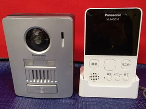 ①Panasonic Panasonic wireless tv door phone parent machine VL-MGD10 entranceway cordless handset VL-VG560L intercom door phone tv door phone 