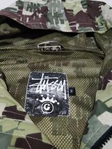 ★STUSSY ステューシー★ 迷彩 OUTDOOR ジャケット ナイロン マウンテンパーカー サイズM カモフラ 01918_画像2