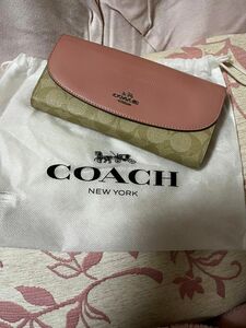 《最終値下げ中》COACH 長財布 レザー ウォレット　スプリングセール