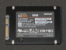 SAMSUNG 860 EVO SSD 500GB MZ-76E500 2.5inch SATA6G V-NAND サムスン 動作確認済み_画像2