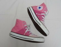 ★コンバース オールスター CONVERSE ALL STAR ハイカットスニーカー ツートン ピンク 23.5㎝★_画像7