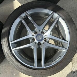 W222 S550 ロング 前期 タイヤホイール4本セット 245/45r19 275/40r19 20年製 POTENZA 夏タイヤ 新品組換え後発送可能！の画像3