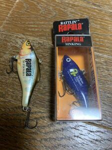 限定 ラパラ ラトリン ラパラ ( RATTLIN’ RAPALA ) RAPALA ☆ 2個セット売り。バイブレーション ルアー 