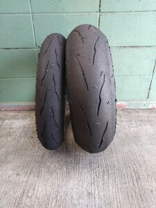 ブリヂストンバトラックスレーシングR11 前後セット 120/600R17 180/640R17 23年製造 CBR600RR YZF-R6 ZX-6R 他