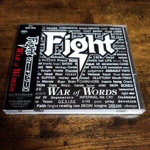 【国内盤CD帯付き】ファイト　ウォー・オブ・ワーズ　　FIGHT　WAR OF WORDS　モダンヘヴィネス名盤#002