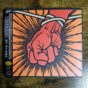 [ записано в Японии CD с поясом оби ] Metallica se in to* Anne ga-METALLICA st.anger 2003 год CD+DVD Digipak specification контрольный номер J