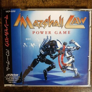 【国内盤CD帯付き】マーシャル・ロウ　パワー・ゲーム　MARSHALL LAW　POWER GAME　1993年国内初版　管理番号J