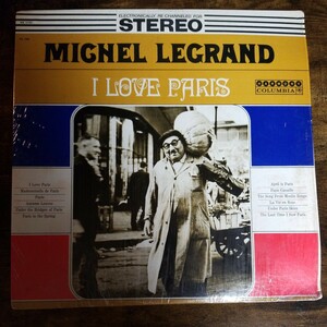 US盤LP　ミシェル・ルグラン　アイ・ラブ・パリ　MICHEL LEGRAND　I LOVE PARIS　シュリンク付き　管理番号O11　