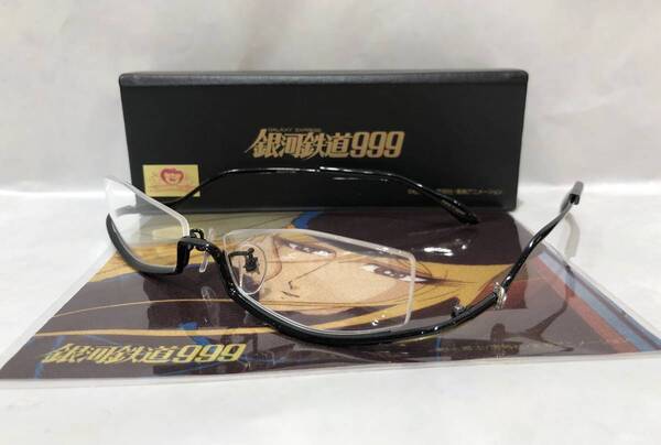 新品!未使用!★銀河鉄道999 レスザンヒューマン コラボ眼鏡★less than human メーテル モデル メガネ 眼鏡