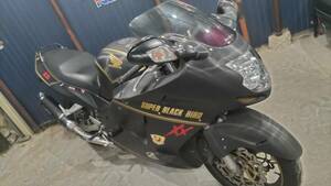 1円スタート CBR1100XX スーパーブラックバード 前期フルパワー ED仕様 フルカーボンラッピング