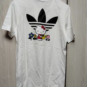 新品ハローキティSST半袖Tシャツアディダスオリジナルス adidasレディースコラボTシャツhello kitty