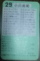 タカラプロ野球カードゲーム昭和５８年度広島東洋カープ 小川邦和_画像4