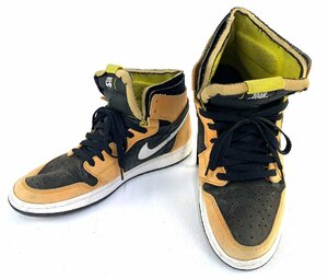 〇【中古品】NIKE ナイキ AIR JORDAN 1 HIGH ZOOM エアジョーダン1 ハイ ズーム CT0978-002 モナークオレンジ 28.5cm：